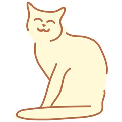 Cute Cartoon Cat Illustration © kurawa