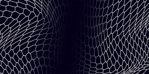 Mesh texture for fishing nets. Seamless pattern for sportswear or soccer goal, volleyball net, basketball hoop, hockey, athletics. Abstract net background for sports © Alfin