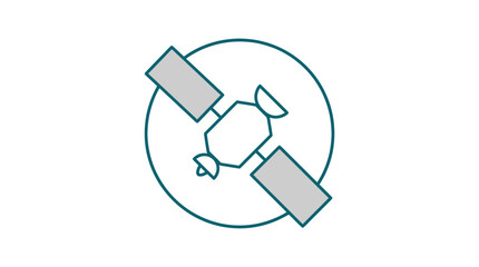 Satellite Orbit Icon © mboku