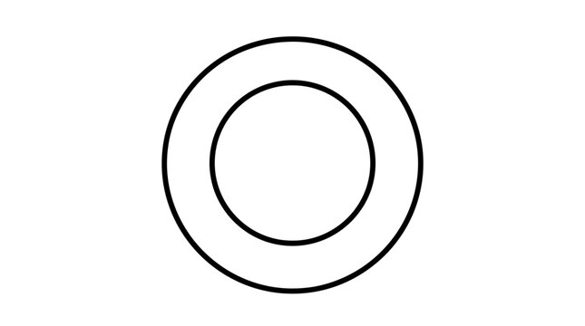 Concentric Circles Abstract Graphic Design