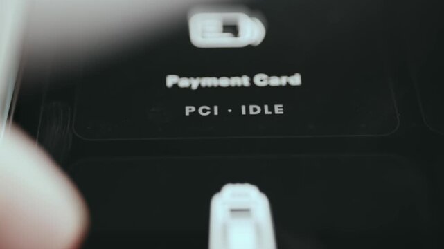 Payment terminal interface is currently inactive