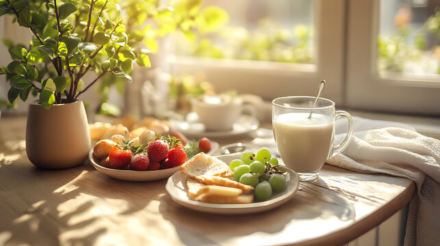 Fresh and healthy milk for a balanced lifestyle