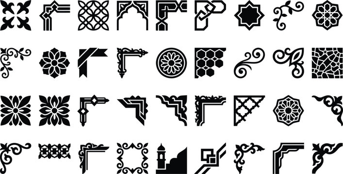 element, geometric border, luxury border, elegant f