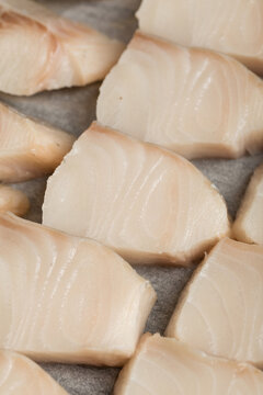 Sliced Japanese Sawara (Spanish Mackerel) Prepared for Cooking, Popular Premium Seafood in Japan