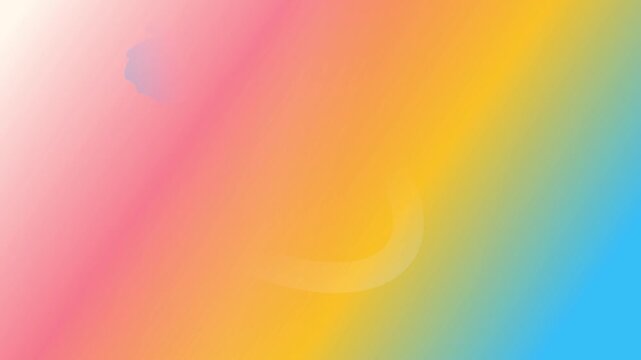 Modern dynamic fluid backdrop with bright yellow orange pink and blue hues