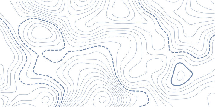 Abstract topographic map background. Gold topographic terrain lines on a black background with space for text. Cartography terrain contour lines backdrop for website, presentations, banner, poster
