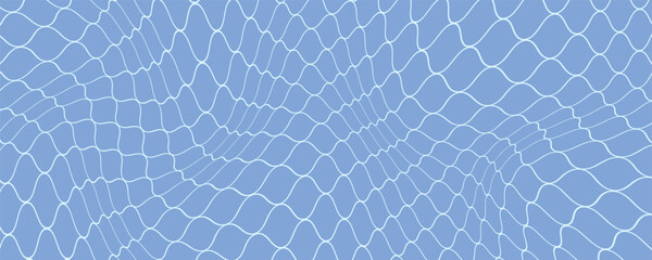 Grunge texture for fishing nets. Seamless pattern for sportswear or soccer goals, volleyball nets, basketball hoops. Modern grunge fishing nets. © Aldi mustofa