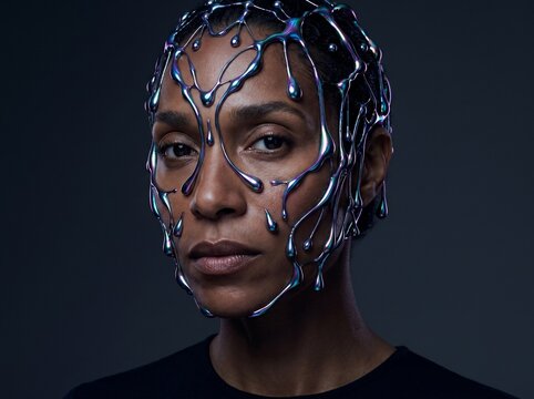 Digital Head with Liquid Metal Neural Network Interface