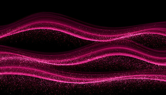 combining shiny pink waves that shimmer and a texture with a gleaming appearance (AI generation)