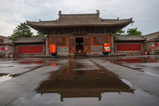 Fahua Temple ancient architecture scenery in Datong Ancient City, China