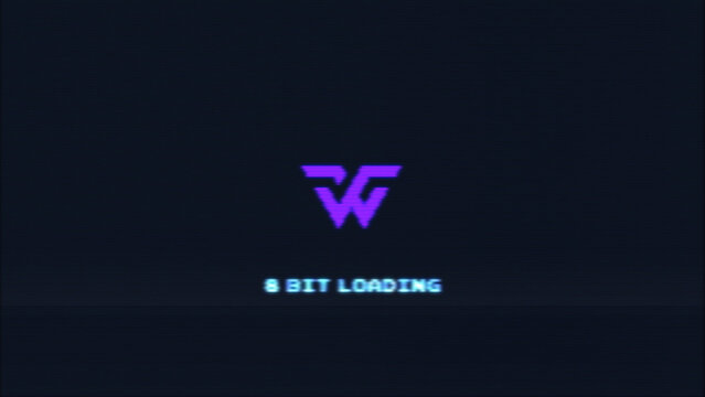 8-Bit Loading Logo Reveal &mdash; Retro Pixel Game Intro for Gaming Channels