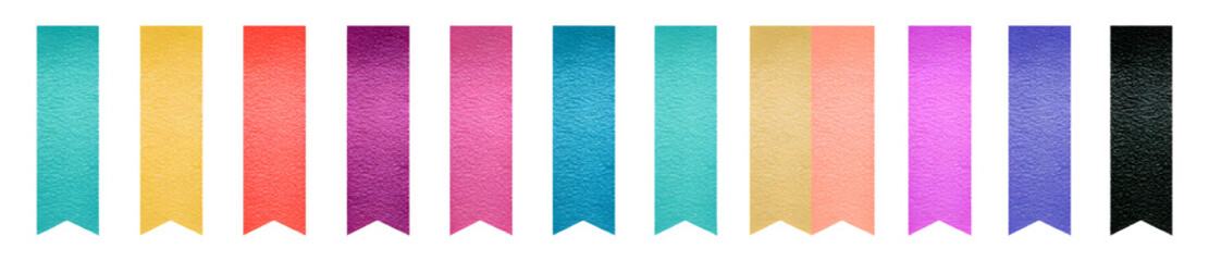 Fototapeta premium PNG color-strewn textured tape in a see-through backdrop