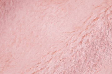 Soft fluffy light pink fabric textile background texture for cozy and gentle design projects © reddish