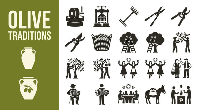 Olive Traditions A Visual Celebration of Harvest, Culture, and Ancient Practices