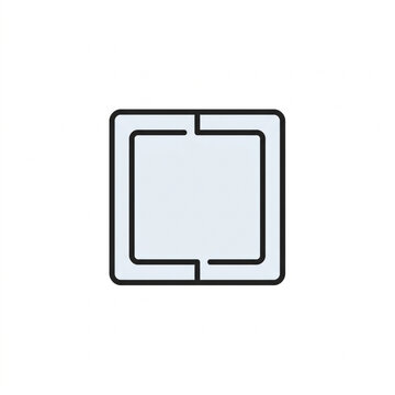 Simple square icon with rounded corners and a light blue fill.