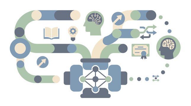 Personalized AI Learning Path and Adaptive Cognitive Curriculum Engineering Infrastructure Concept