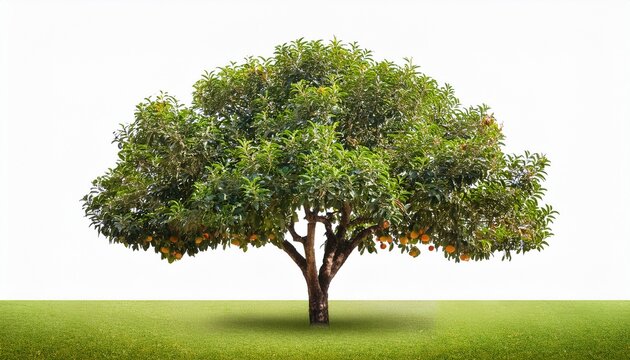 Fruit Tree Isolated On Transparent Background
