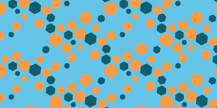 Vibrant dots fill the abstract background with colorful pattern