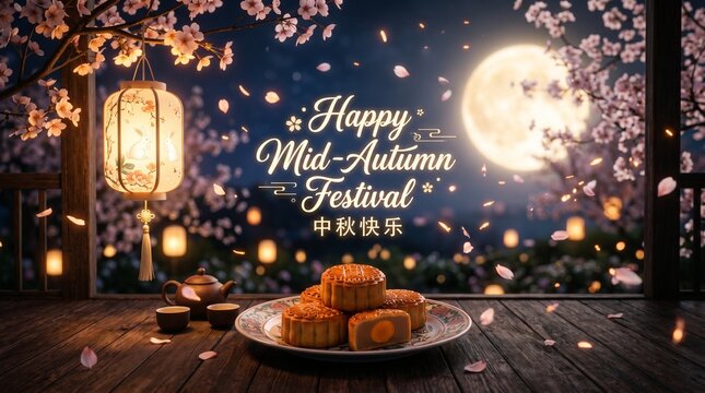 mid autumn festival background 