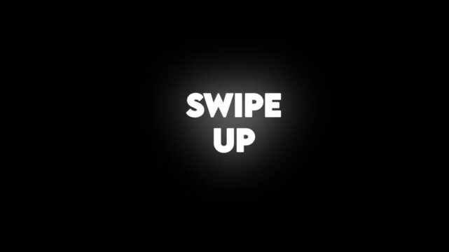 SWIPE UP -  Dynamic Social Media CTA Animation 4K