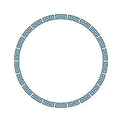 Naklejka premium Decorative frame in greek style. 