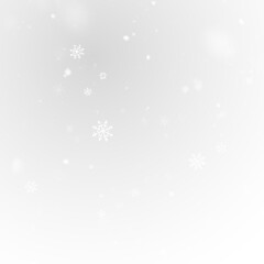 Fototapeta premium Christmas Snowflakes Overlay With Bright Shine