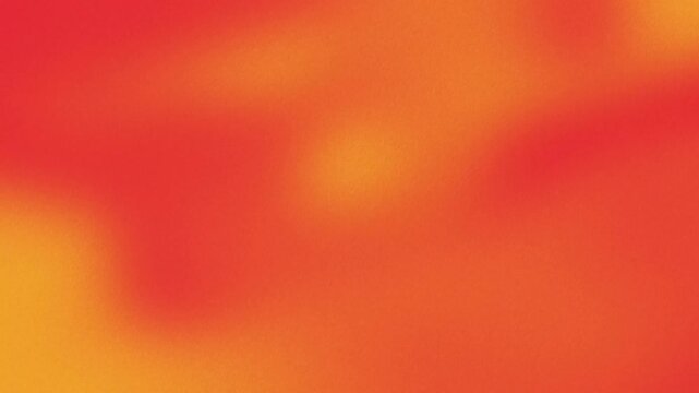 Abstract 4k seamless loop motion background video featuring soft flowing orange and red gradient animation with retro film grain noise overlay.