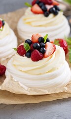 pancakes with berries © Gorodenkoff