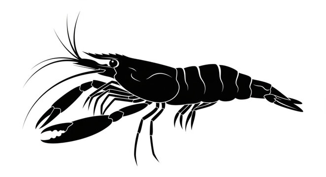 shrimp vector illustration