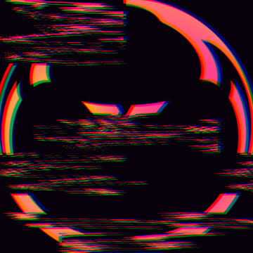 Fast Glitch Logo Reveal Square &mdash; Neon Cyberpunk Brand Identity Opener