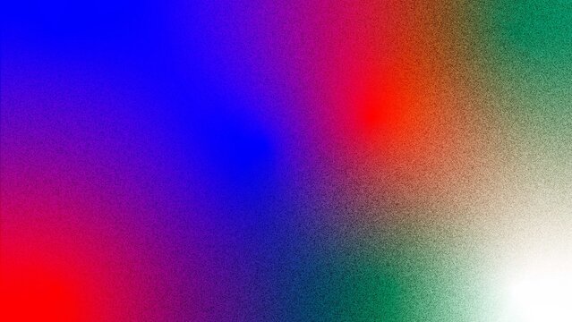 Gradient features a deep blue and fiery red transition enhanced by a grainy and soft visual texture.
