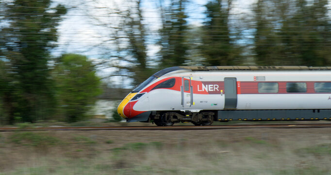 LNER London North Eastern Railway Azuma train, Hitachi Class 800 model.