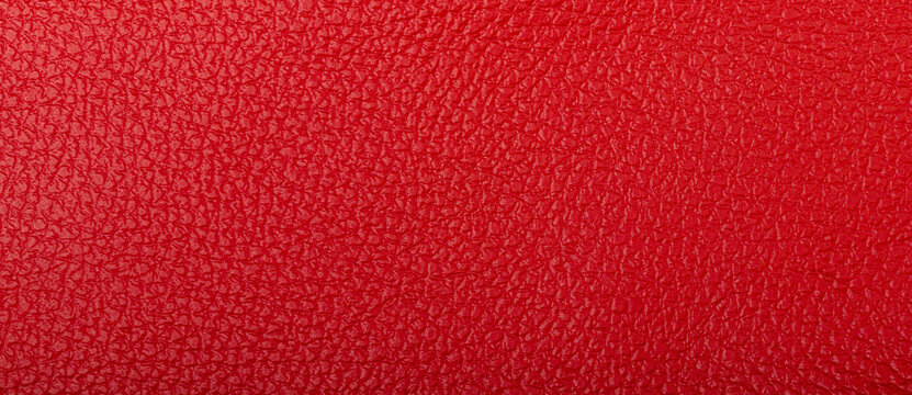 Red leather texture background