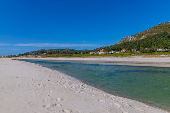 Beach of Larino, in Carnota