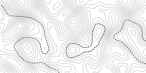 Topography background. Vector banner. Topography background. Vector geographic contour map. Background of the topographic map. Topographic map lines, contour background.  © MdNayebAli