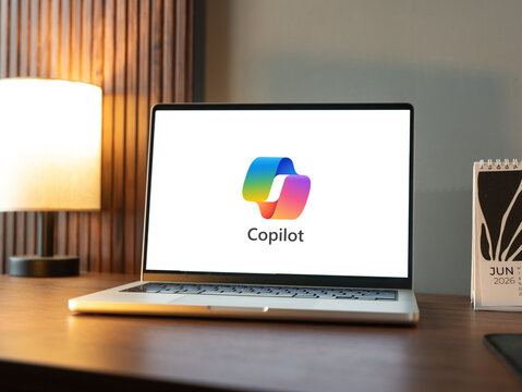 Microsoft Copilot logo is displayed on a smartphone screen in Bangalore, India, on June 25, 2026
