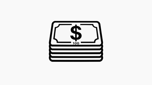 A stack of US dollar bills is displayed in an illustration, representing wealth and finance