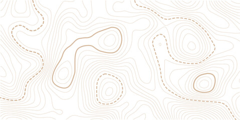 Topography background. Vector banner. Topography background. Vector geographic contour map. Background of the topographic map. Topographic map lines, contour background.  © MdNayebAli