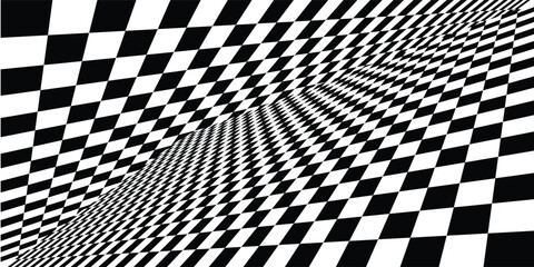Obraz premium Checker background. Checkered flag. Racing flag. Race background. Vector illustration