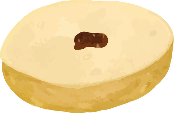 Watercolor Illustration of Talam Cake