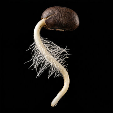 Root hair zone of a germinating seedling