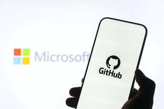 GitHub logo is displayed on a smartphone screen in Bangalore, India, on June 25, 2026