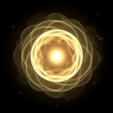 Galaxy spiral swirl with bright shining core in space.