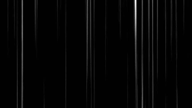 comic speed line background animation 4K video animation, Manga anime motion texture pattern effect in cartoon concept. speed lines moving with alpha channel. White Velocity speed lines background 