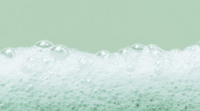 Soap foam and shampoo texture, surface with bubbles