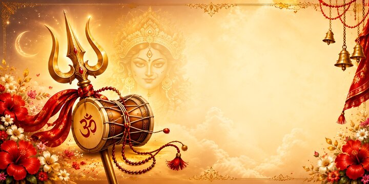 Godess Durga on Maha Navratri, Navadurga, Durga Puja, Sharad Navratri, Jyeshtha Shukla Ashtami/Masik Durga Ashtami, Mahanavami, Vijayadashami, Dussehra, Durga/Mahakali/Jagadamba, Bhavani