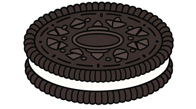 Oreo chocolate sandwich cookie.