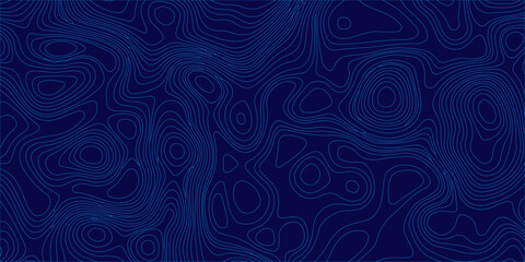 Blue topographic map contour lines abstract background vector illustration of geographic terrain elevation pattern. Geographic terrain elevation, creating a modern, minimalist texture © Creative Arts