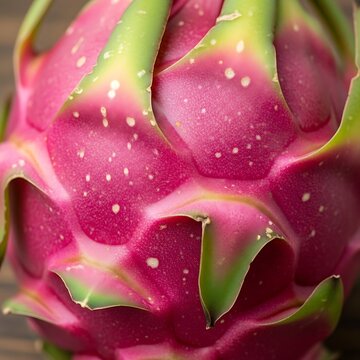 Close-up view of fresh lychee fruit on tree branch.