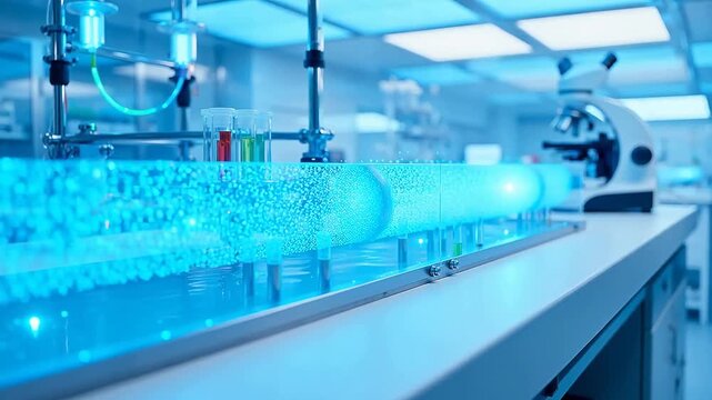 Neon-Lab Vision: Bio-Nanotech Molecular Scanning System